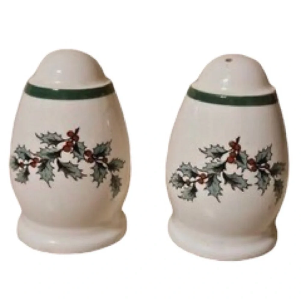 Spode Christmas Tree Salt and Pepper Shakers